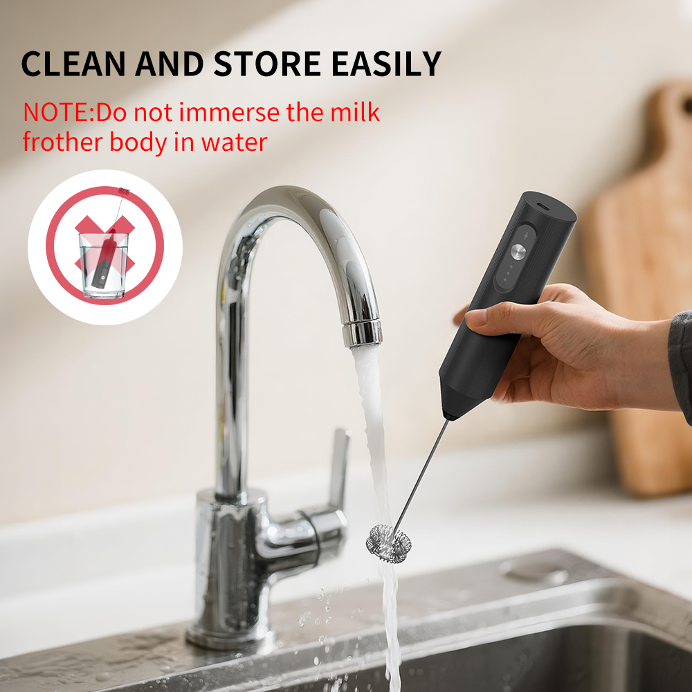 화이트 색상의 다기능 USB 전동 우유 거품기, 휴대용 - Electric Milk Frother Handheld 리뷰 및 가격