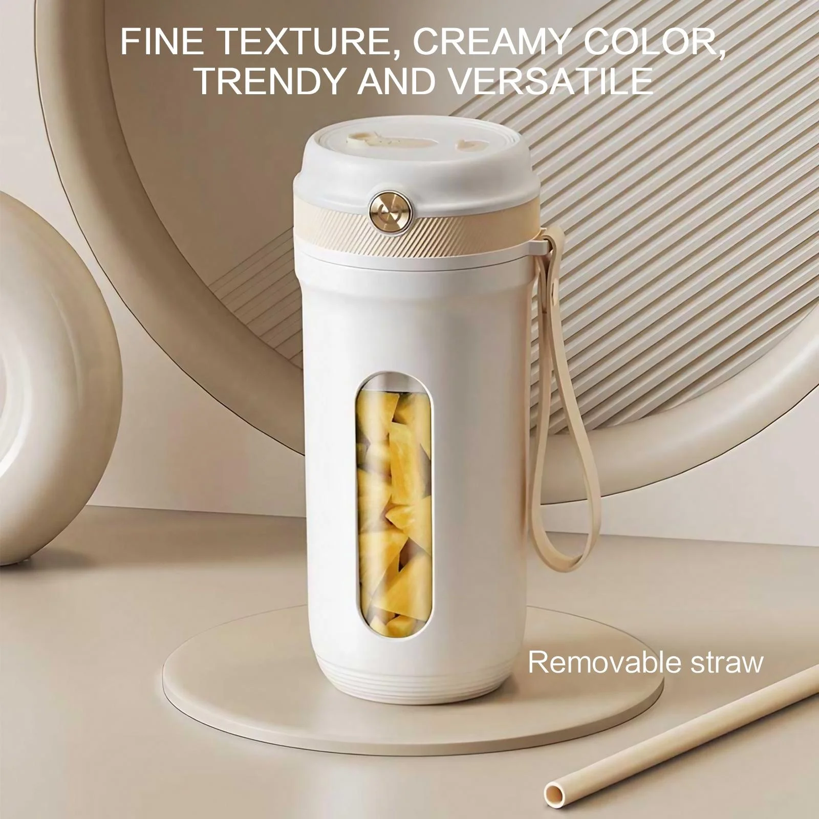 USB 충전식 전기 주스 컵, 분리 가능한 빨대가 있는 - Portable Blender Usb Rechargeable 리뷰 및 가격