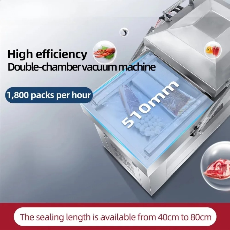 이중 챔버 진공 포장기 대형 상업용 식품 포장기 조리된 - Food Vacuum Sealer Machine 리뷰 및 가격